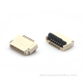 0.5mm FPC Connector SMT Upper contact Type H1.0mm 6P